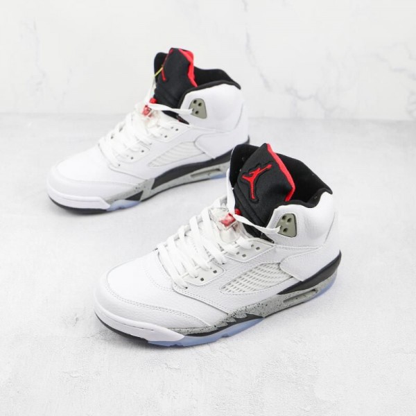 Air Jordan 5 White Cement