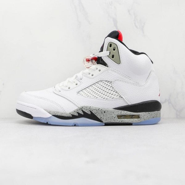 Air Jordan 5 White Cement