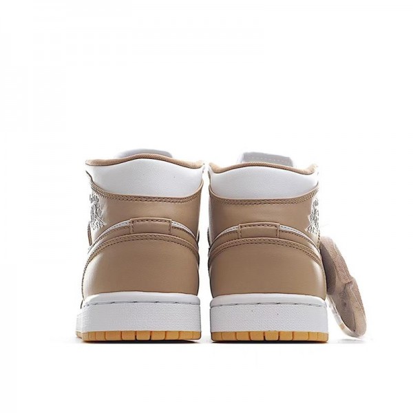 Air Jordan 1 Mid Tan Gum