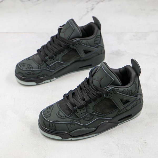 KAWS x Air Jordan 4 Black