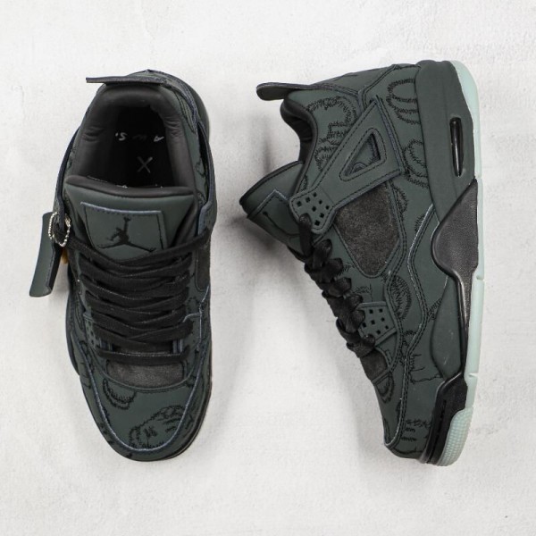 KAWS x Air Jordan 4 Black