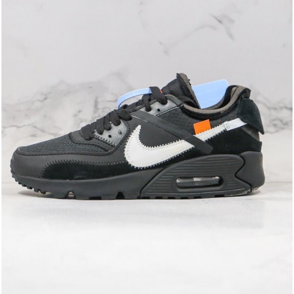 OW x Air Max 90 Black White
