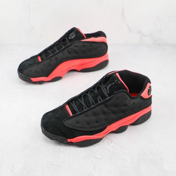 CLOT x Air Jordan 13 Low Black And Red