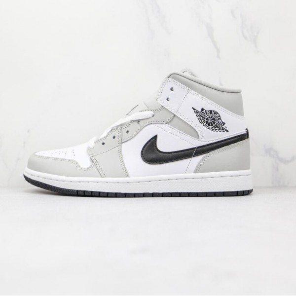 Air Jordan 1 Mid Light Smoke Grey