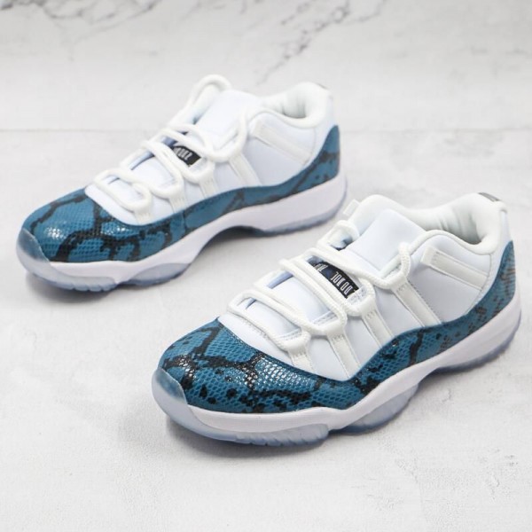 Air Jordan 11 Low Navy Snakeskin