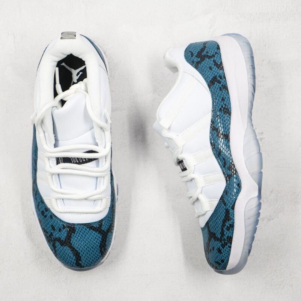 Air Jordan 11 Low Navy Snakeskin