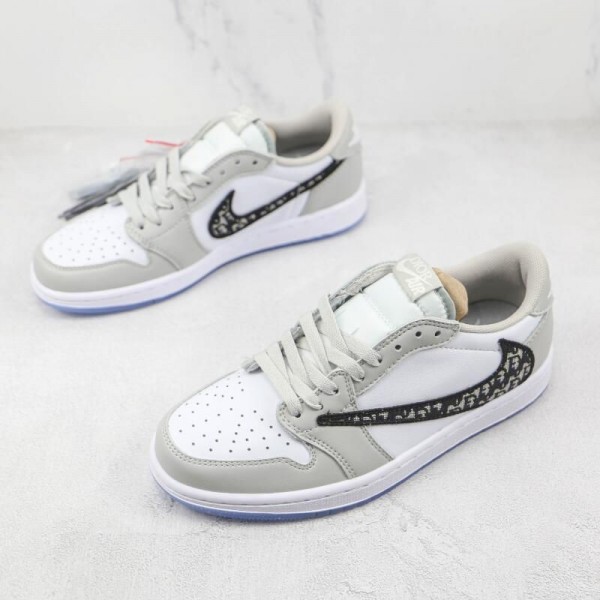 D**r x Air Jordan 1 Low Grey