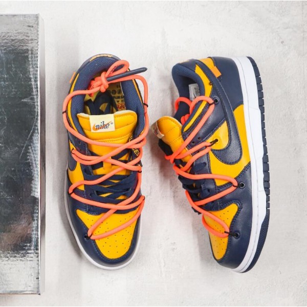 SB Dunk Low OW Blue Orange