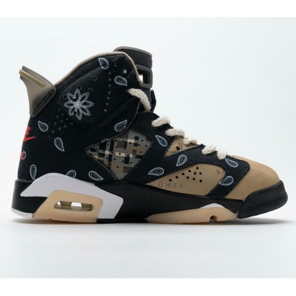Travis Scott x Air Jordan 6 Paisley Print