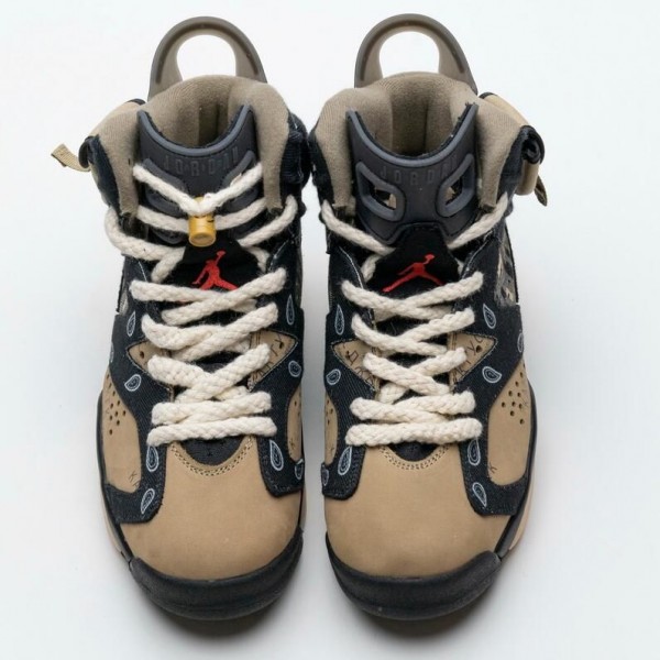 Travis Scott x Air Jordan 6 Paisley Print