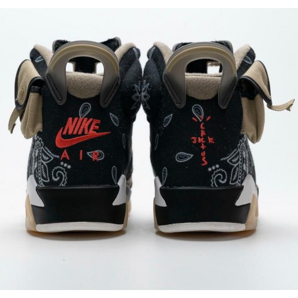 Travis Scott x Air Jordan 6 Paisley Print