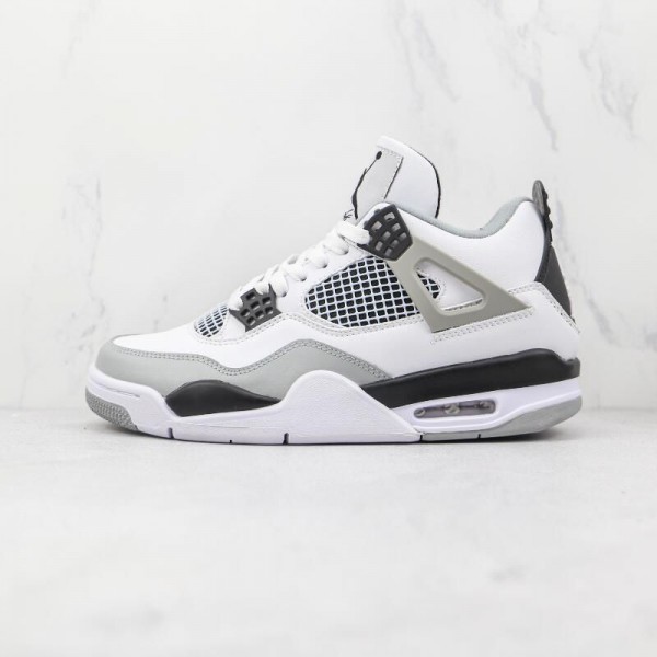 Air Jordan 4 White Gray