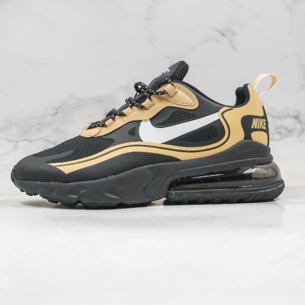 Air Max 270 React Black Gold