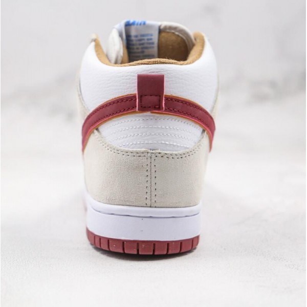 SB Dunk High Team Crimson