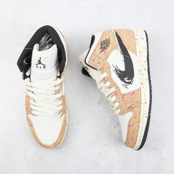 Air Jordan 1 Mid SE Brushstroke