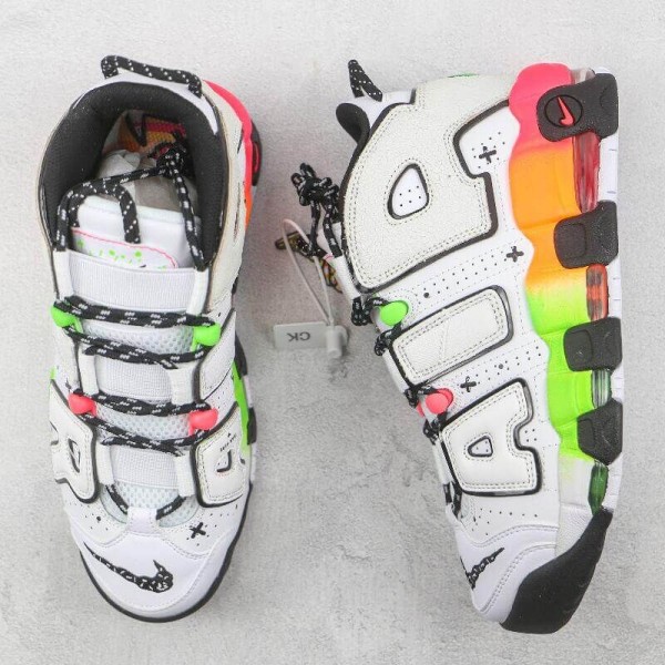 Air More Uptempo 96 White Rainbow