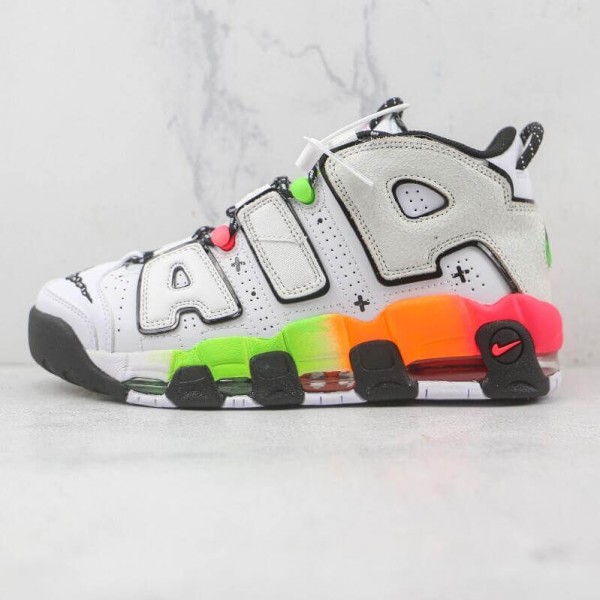 Air More Uptempo 96 White Rainbow