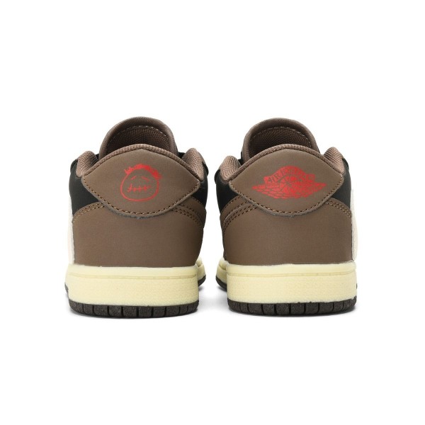 Kids Jordan 1 Low Brown