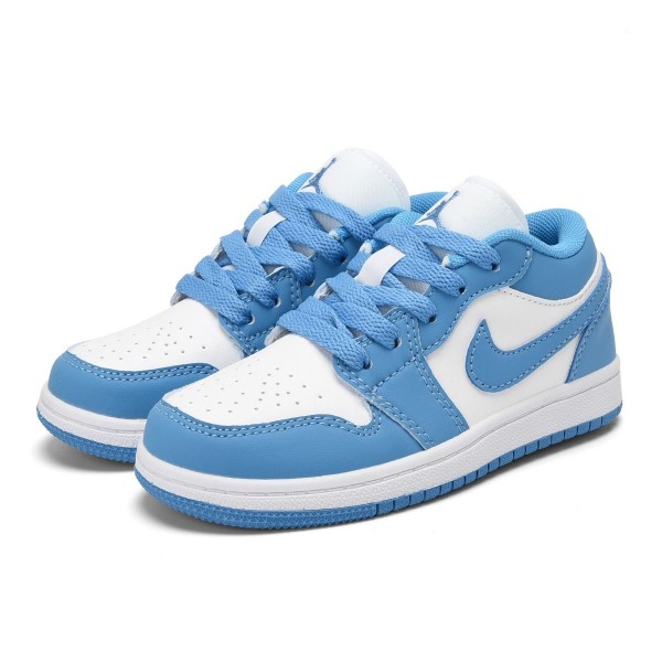 Kids Jordan 1 Low Light Blue