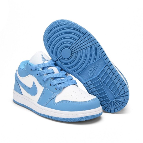 Kids Jordan 1 Low Light Blue