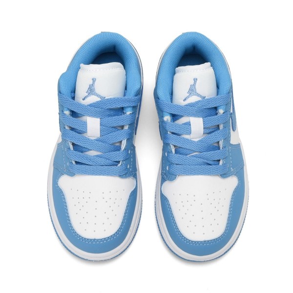 Kids Jordan 1 Low Light Blue
