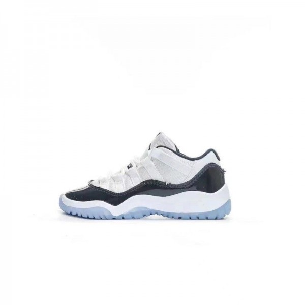Kids Jordan 11 Low White Black