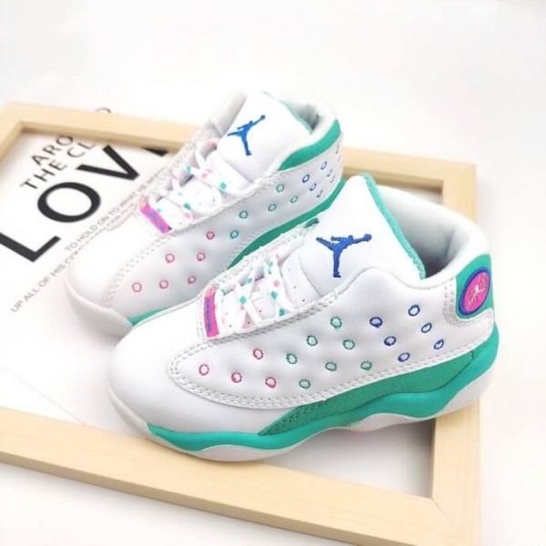 Kids Jordan 13 Green