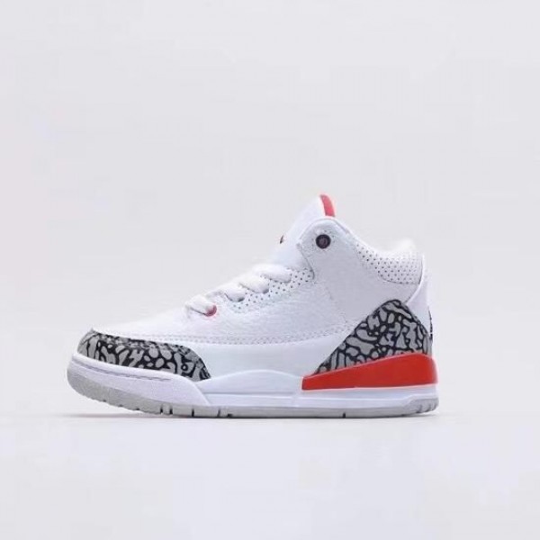 Kids Jordan 3 White