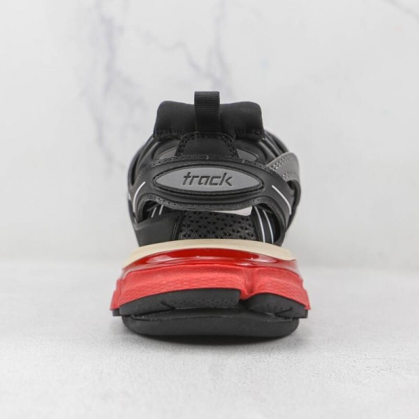 Balenciaga Track Trainers Black Red