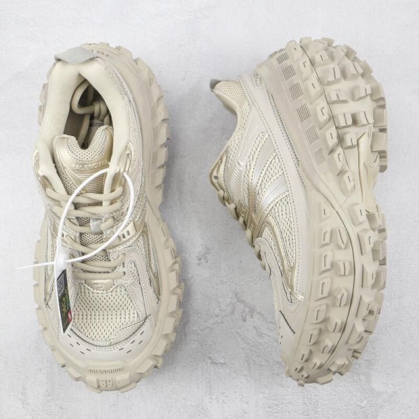 Balenciaga Defender Rubber Platform Beige
