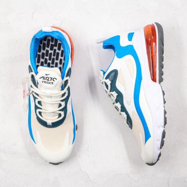 Air Max 270 React White Blue