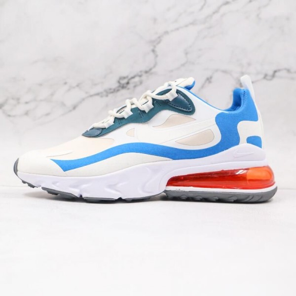 Air Max 270 React White Blue