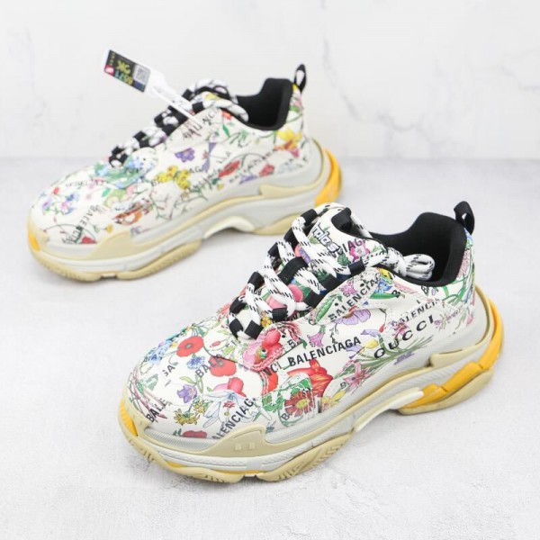 Balenciaga Triple S Flowers