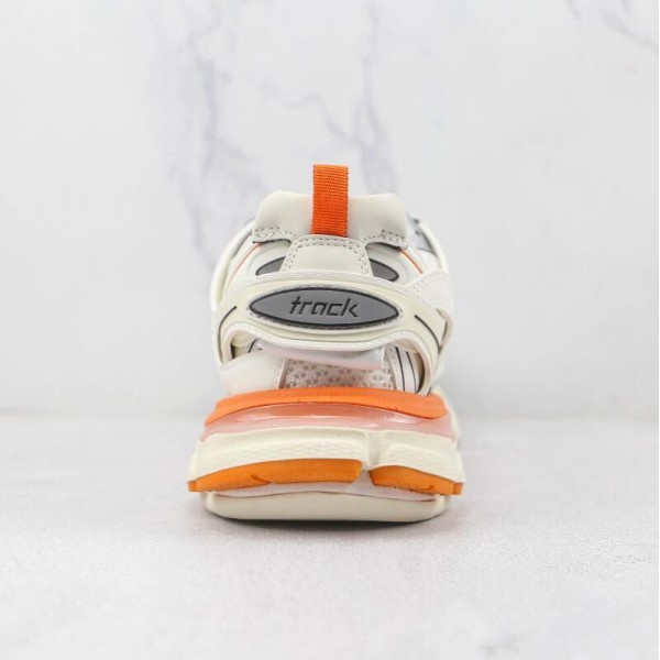 Balenciaga Track Trainers White Orange