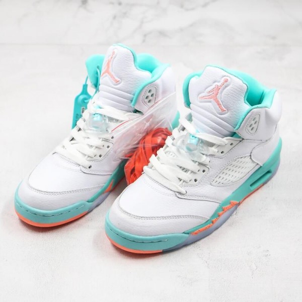 Air Jordan 5 Light Aqua