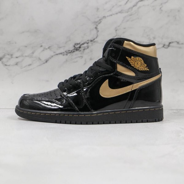Air Jordan 1 High OG Black Metallic Gold