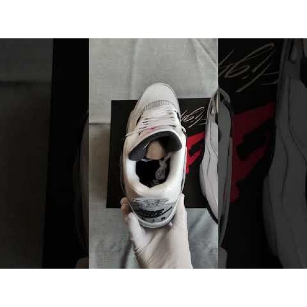 Air Jordan 4 White Cement