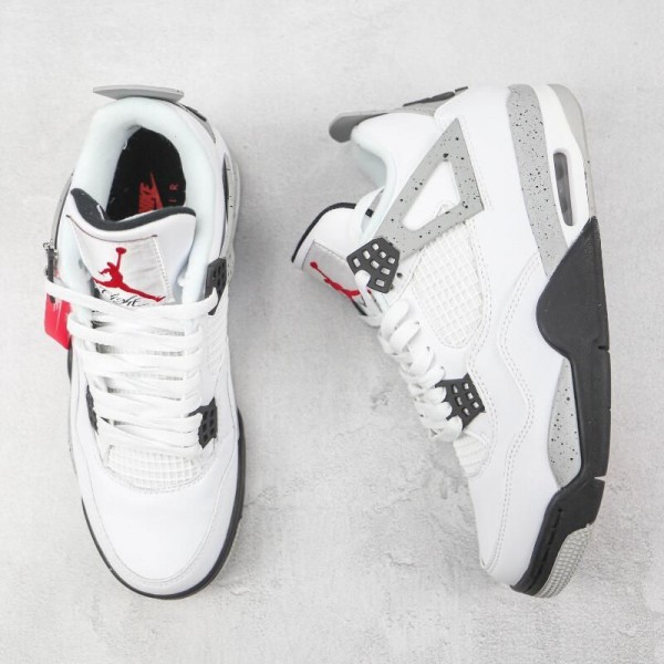 Air Jordan 4 White Cement