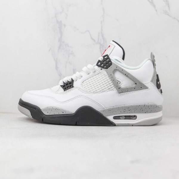 Air Jordan 4 White Cement