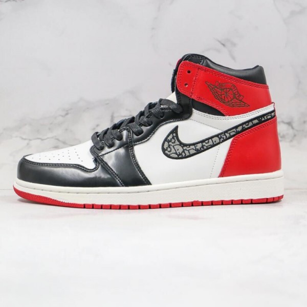 D**r x Air Jordan 1 High Black Red