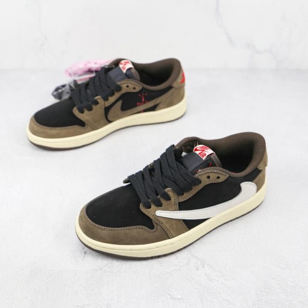 Travis Scott x Air Jordan 1 Low Reverse Mocha