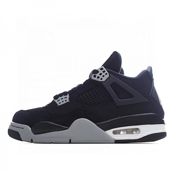 Air Jordan 4 Black Canvas