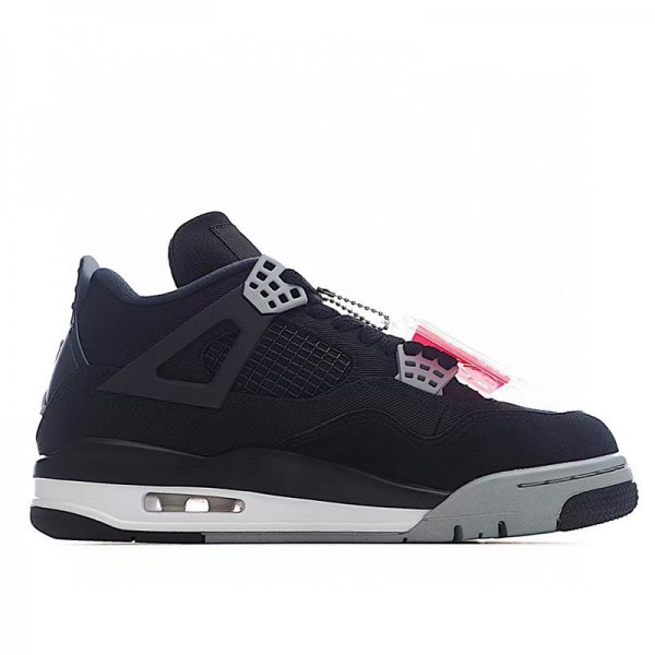Air Jordan 4 Black Canvas