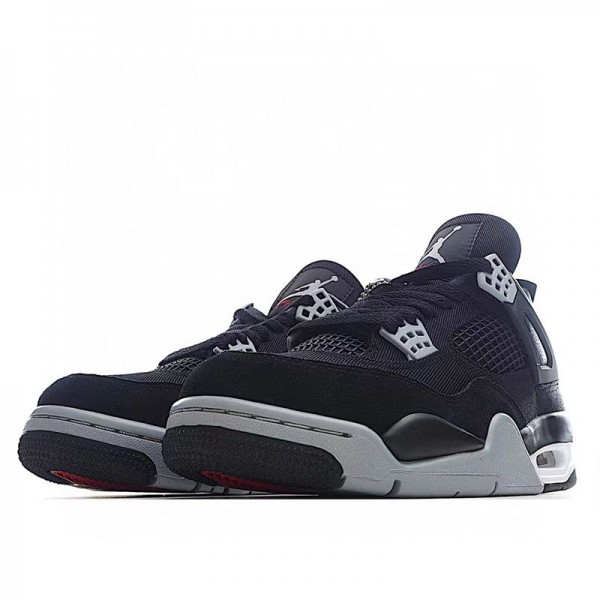 Air Jordan 4 Black Canvas