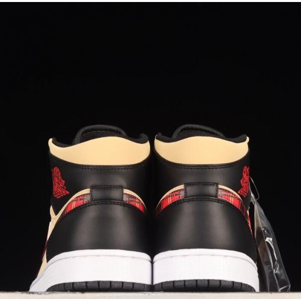 Air Jordan 1 Mid Tartan Swoosh