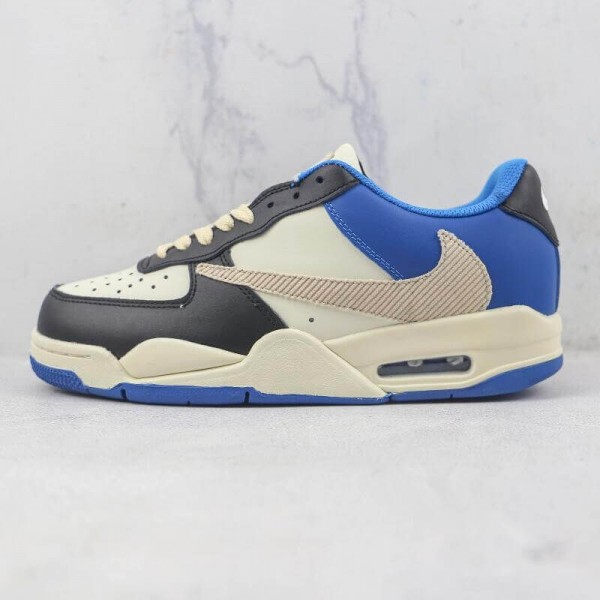 Air Jordan 4 Black Blue