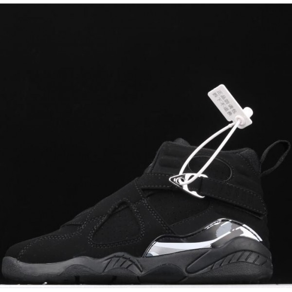 Kids Jordan 8 Black