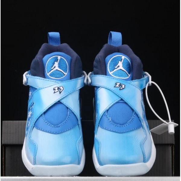 Kids Jordan 8 Blue