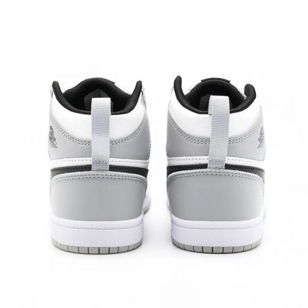 Kids Jordan 1 High Grey White