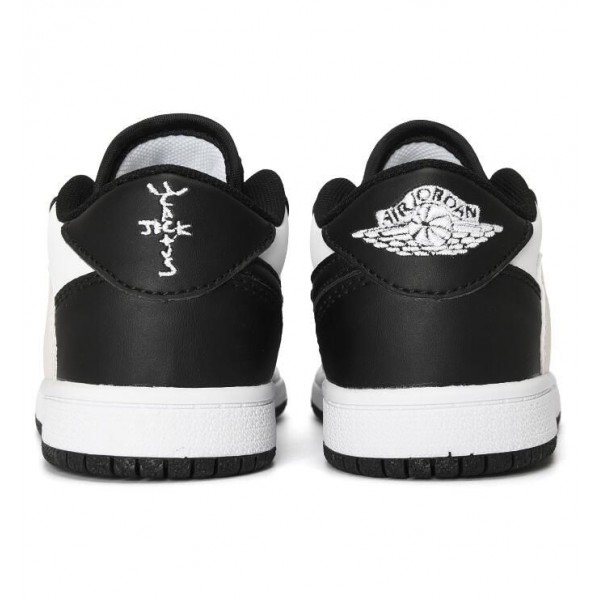 Kids Jordan 1 Low Black White